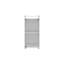 Armoire Minibar à deux portes, tablette ouverte et conception compacte, rangement pour bar moderne, blanc-940067806