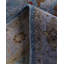Tapis bleu noué à la main de conception unique Chimel