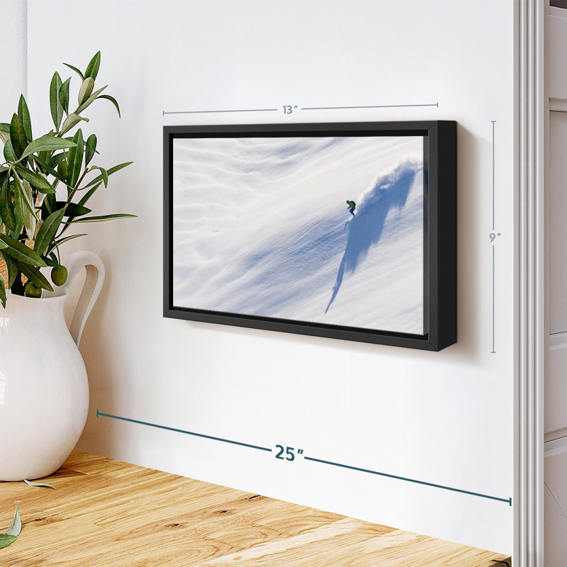 " Man Skiing Wall Art ", 13" H x 9" W