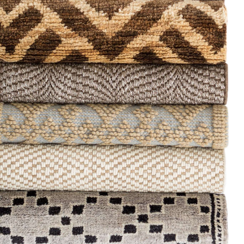 Cocchi Handwoven Wool Rug, Rectangle 5' x 8'