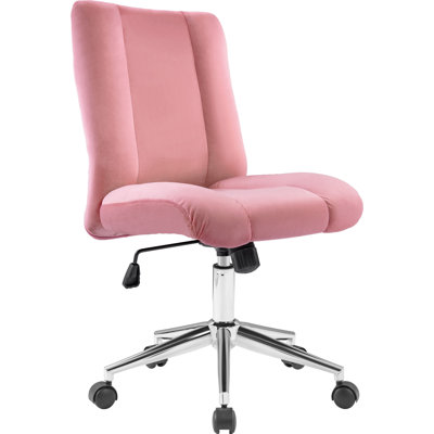 Ebern Designs Karola Velvet Office Chair