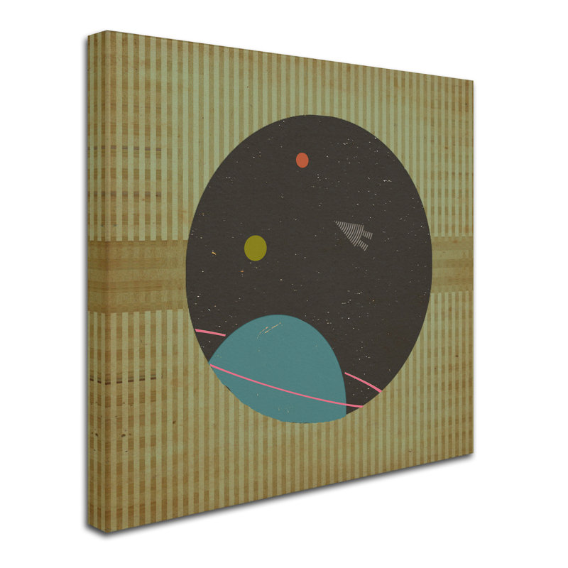 « the rocket », art sur toile, H 14 po x l 14 po