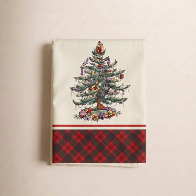 Christmas Tree Floral Tablecloth