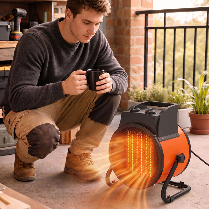 Outsunny 17060 BTU Electric Utility Space Heater