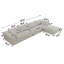 Canapé 157,6 po Cloud-1150027970-1150027973