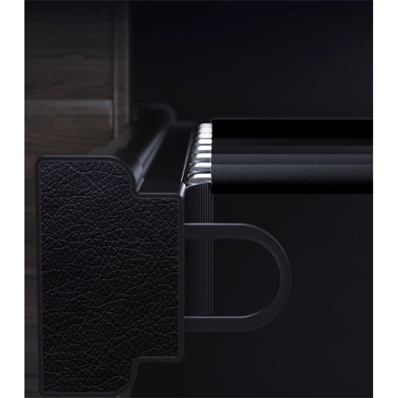 Sideglide Single-Row Side-Mounted Pants Rack, 3.50" H x 14.17" W x 20.00" D