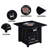 32 - Inch Square Propane Gas Fire Pit Table With 50,000 Auto Ignition, Waterproof Cover, Easy To Clean Surface, Suitable For Terrace Socializing Ignition Table, Square, , Textured Surface Finish,