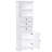Tall Storage Cabinet: 3 Drawers + Adjustable Shelves, Water-proof Mdf, Anti-toppling For Bathroom/study/office-1963047249