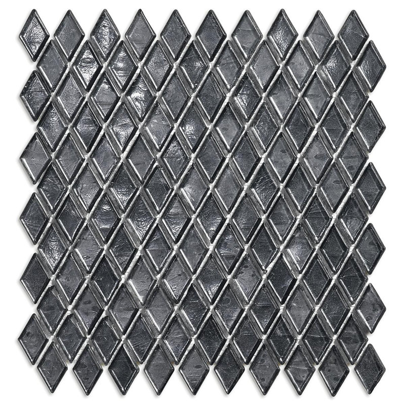 Caesium 7/8" x 1-5/8" Diamond Glass Mosaic