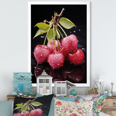 Red Cherry Delight 4 - Cherry Wall Art
