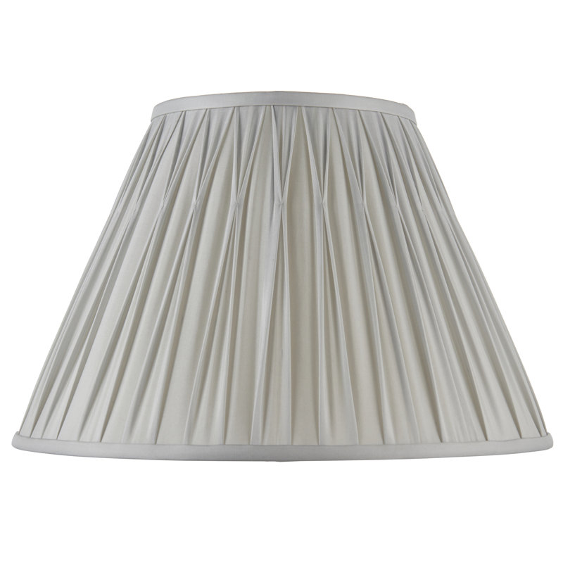 Chatsworth 40.5cm Silk Empire Lamp Shade, Ivory, 26cm H x 40.5cm W x 40.5cm D