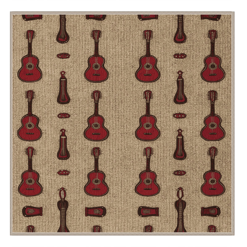  Tapis lavable Balalaika, Carré 6 pi