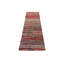 Pasha Wool Striped Area Rug in Blue/Red/Orange/Green