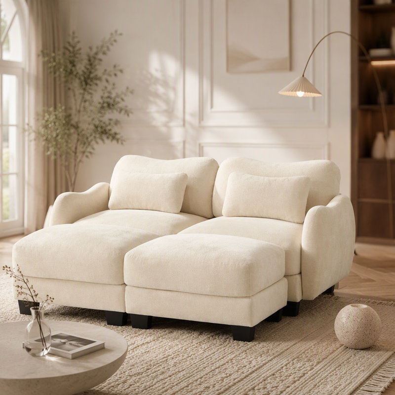 Canapé Chenille, Chenille beige