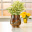 Oil Rubbed Metal Planter