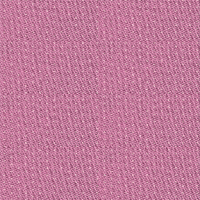 Tapis décoratif rose à pois Rigdon, Carré 7 pi