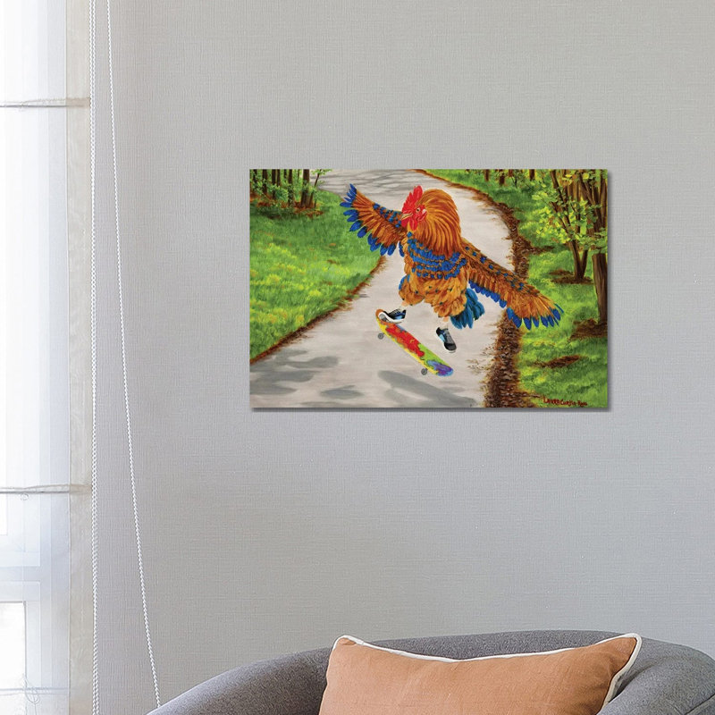 Chick Flip by Laura Curtin - Wrapped Canvas Gallery-Wrapped Canvas Giclée, 66.04 cm H x 45.72 cm W x 1.91 cm D