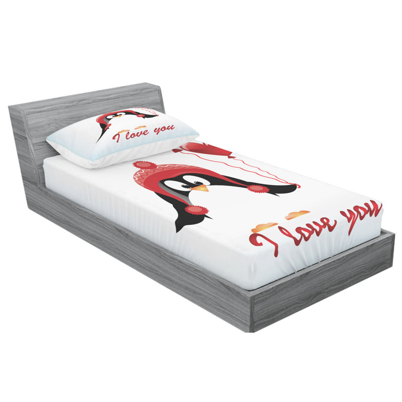 Microfiber Sheet Set, Twin XL Sheet Set with Fitted Sheet