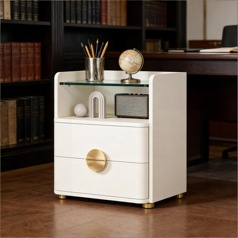 Side Cabinet,Bedside Table,Storage Nightstand