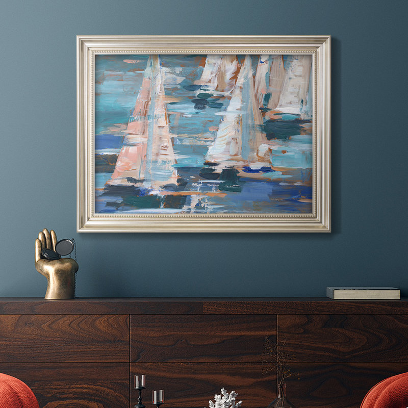 Pop Regatta I Pop Regatta I - reproduction d'art sur toile, L 32 po x H 23 po