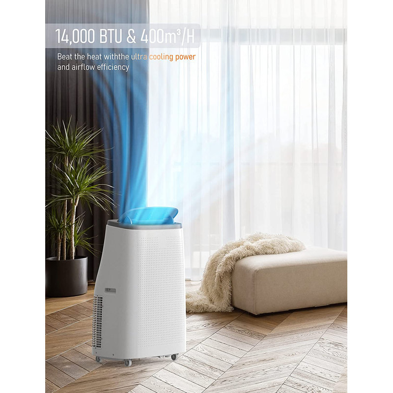 Climatiseur portatif 14 000 BTU avec télécommande