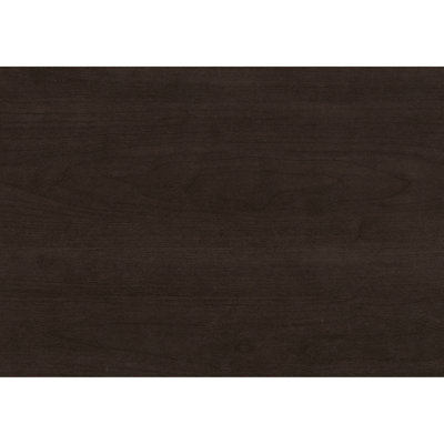 Bureau à domicile moderne - Stratifié brun, rangement inclus, 107 cm de long x 46 cm de profondeur