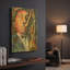 Tableau mural en métal doré « Sax Man » par JD, 30,5 x 40,5 cm-526139072