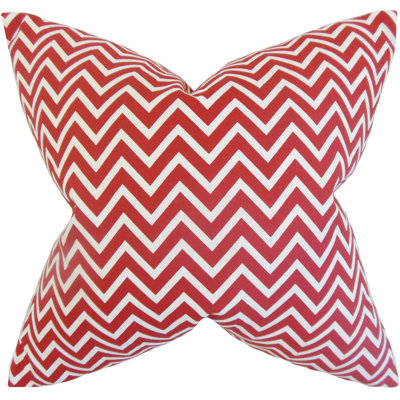 Coussin en coton en zigzag sula