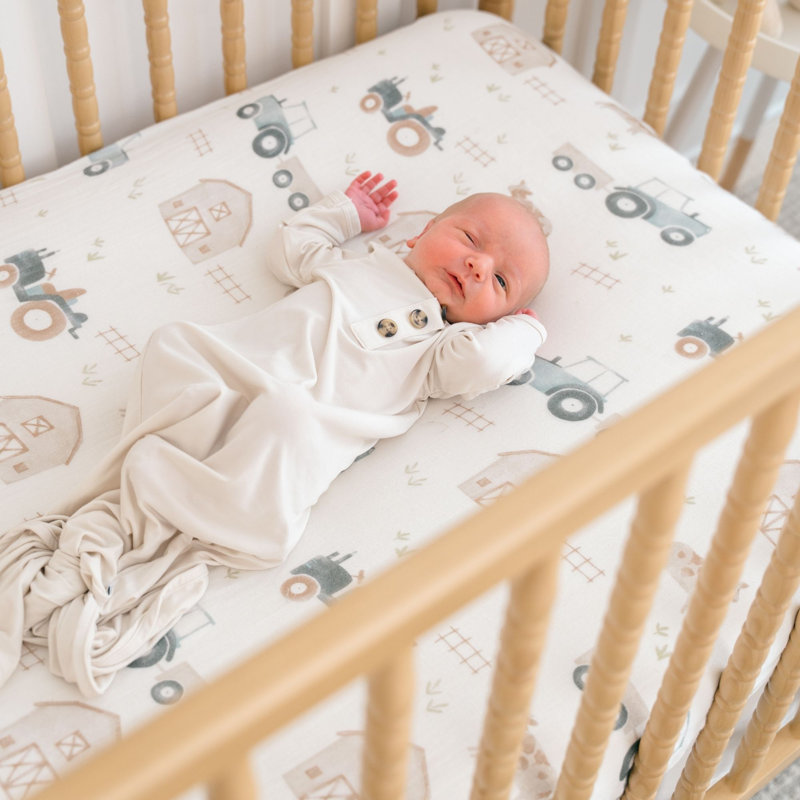 Tractor Crib Fitted Sheet