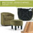 24.4" W Contemporary Upholstered Soft Swivel Barrel Chair And Ottoman-1228928564-1227295326