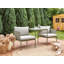 Jarif Metal 2 - Person Seating Group with Cushions-1619402407-1619402402
