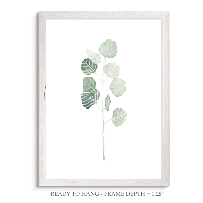 « mou eucalyptus branch i » par paul cezanne-cadre photo, reproduction d’art, H 24 po x l 18 po x P 1,25 po, Pas de tapis