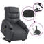Fauteuil inclinable massant en simili-cuir-818616235