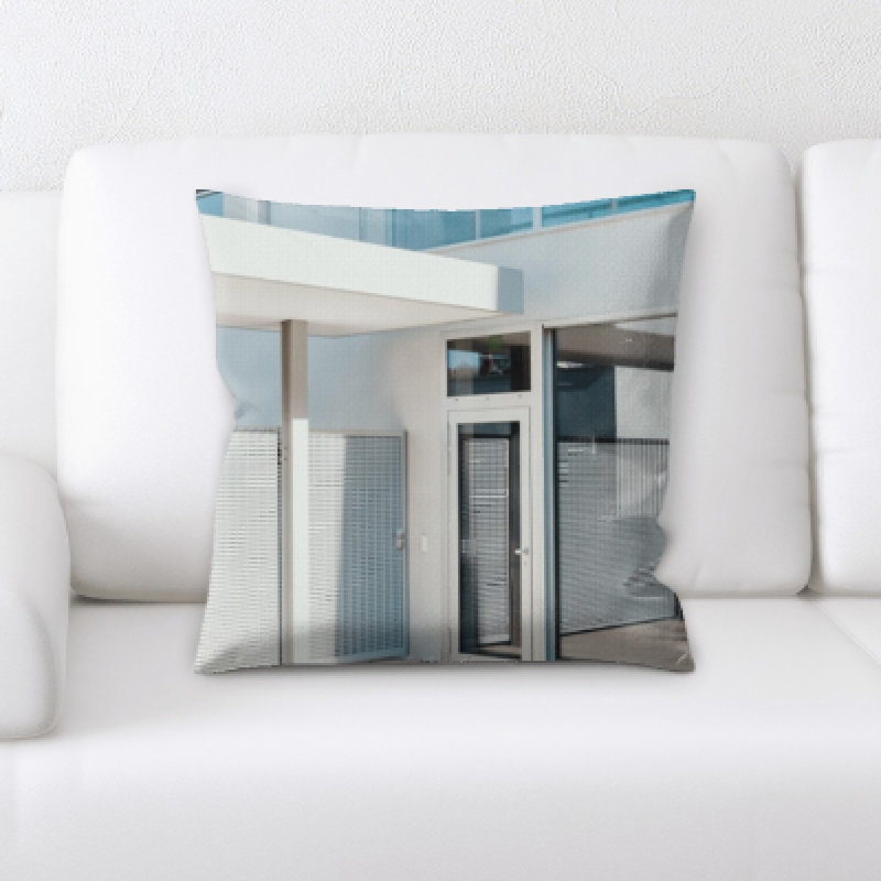 Microsuede Reversible Throw Pillow