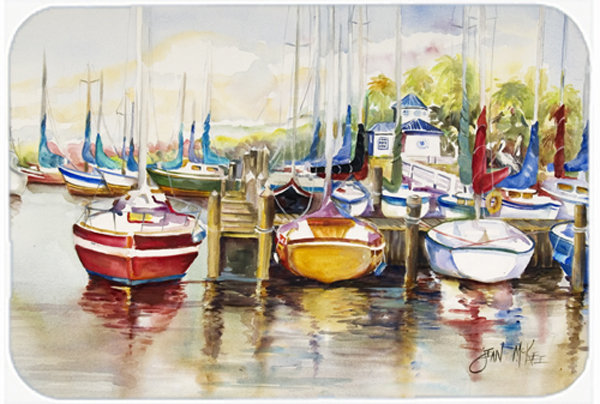 Planche à découper en verre club ii caroline trésors paradise Sailboat