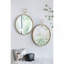 Miroir mural 26 "x 32" avec cadre en métal doré, miroir décoratif pour le salon, le vestibule, le bureau
