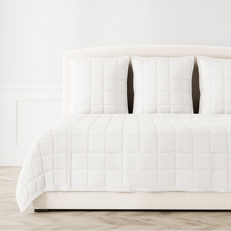 Panama Coverlet, Flax, Queen Coverlet