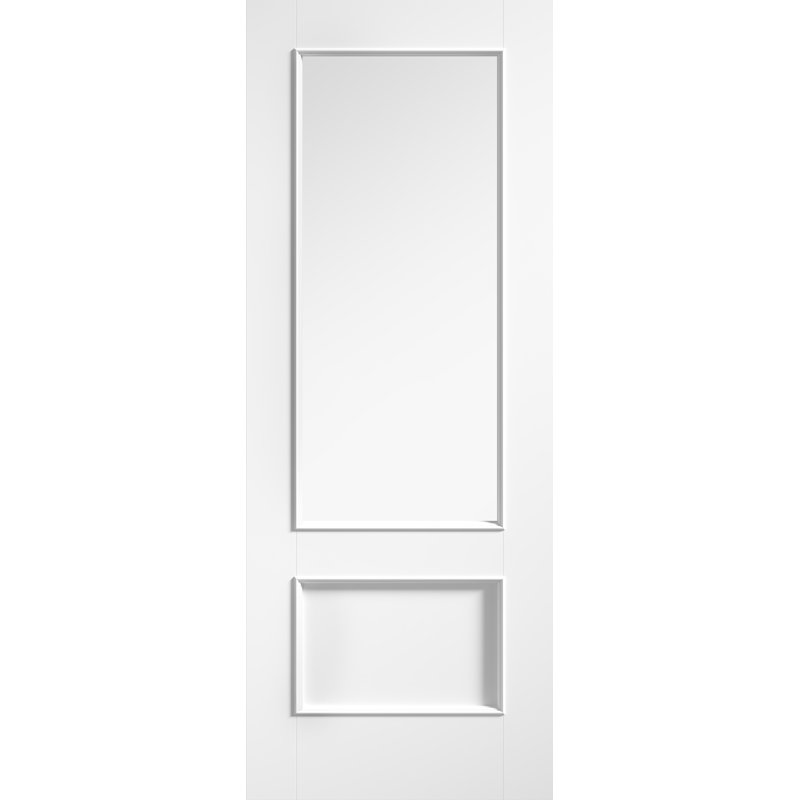 Murcia Glazed Internal Door, 76.2cm x 198.1cm, White
