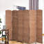 Paravent de 6 pi de hauteur - tissage naturel, élégant écran 6, paravent pliable et polyvalent, cloison élégante, configuration ciblée