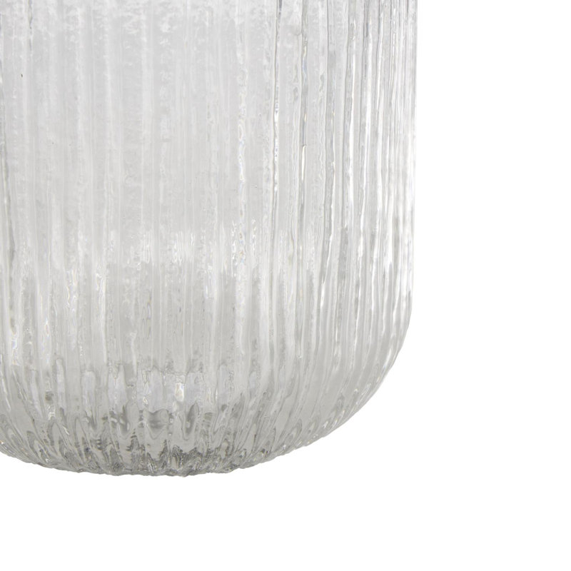 Perry Glass Table Vase, 11" H x 5.8" W x 5.8" D