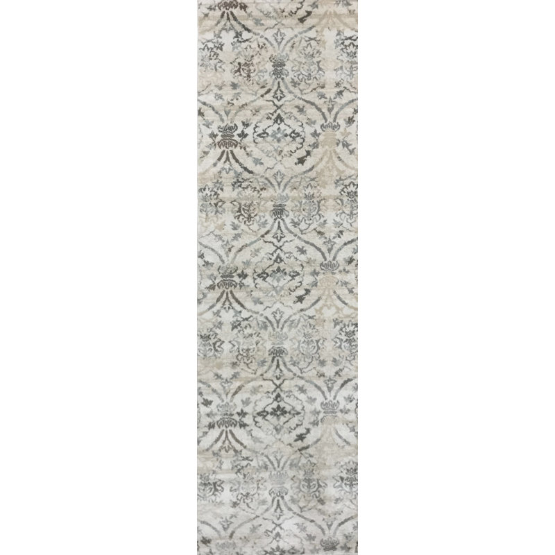 Aberdeenshire Damask Indoor Rug, Runner 2'2" x 7'7"