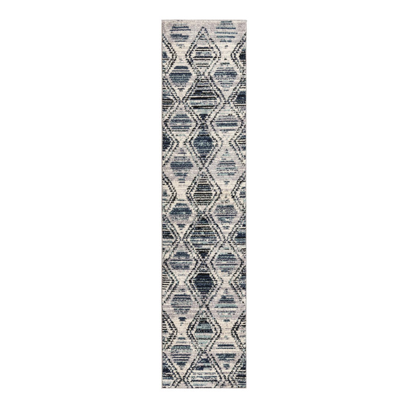 Jaxson Geometric Indoor Rug, Runner 2'7" x 12'