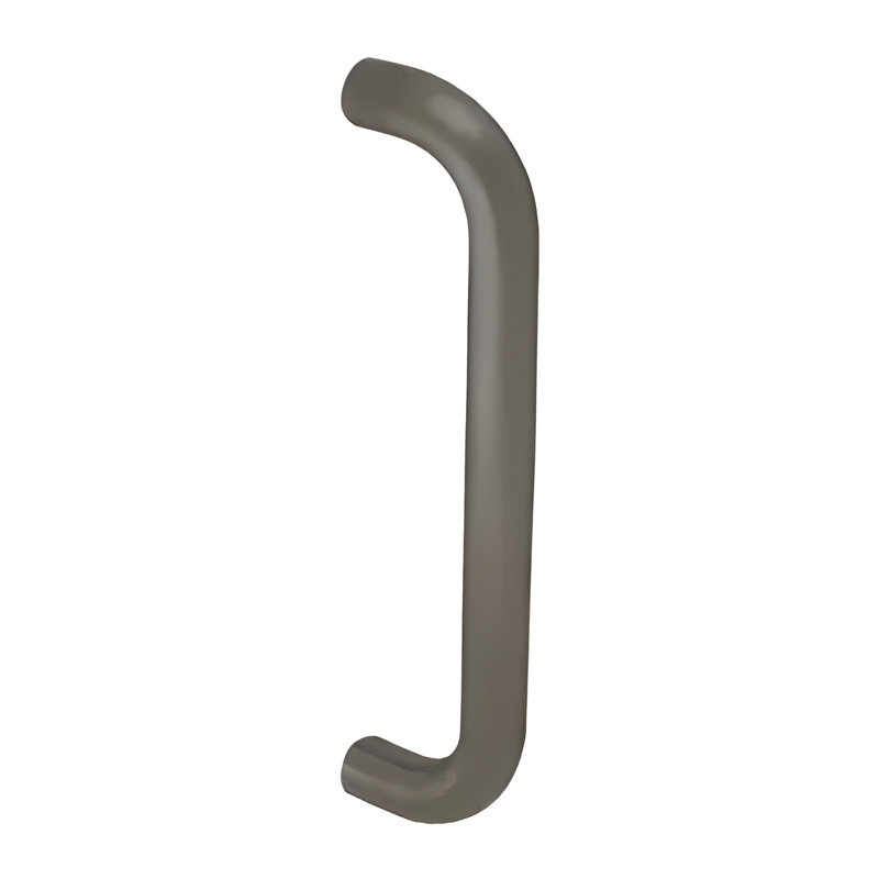 Straight Pull Handle, 13" Length, 12" Mounting Center To Center, 2-1/2" Projection, Bronze Finish