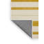 Tapis beige à rayures horizontales lavable à la machine-209536988