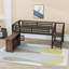 Twin Metal Loft Bed With Storage And Stairs-1693058666