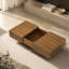 Table basse à plateau coulissant avec rangement caché, plateau de table en bois extensible, table basse moderne Mid-Century avec compartiment de rangement pour le salon-149623483
