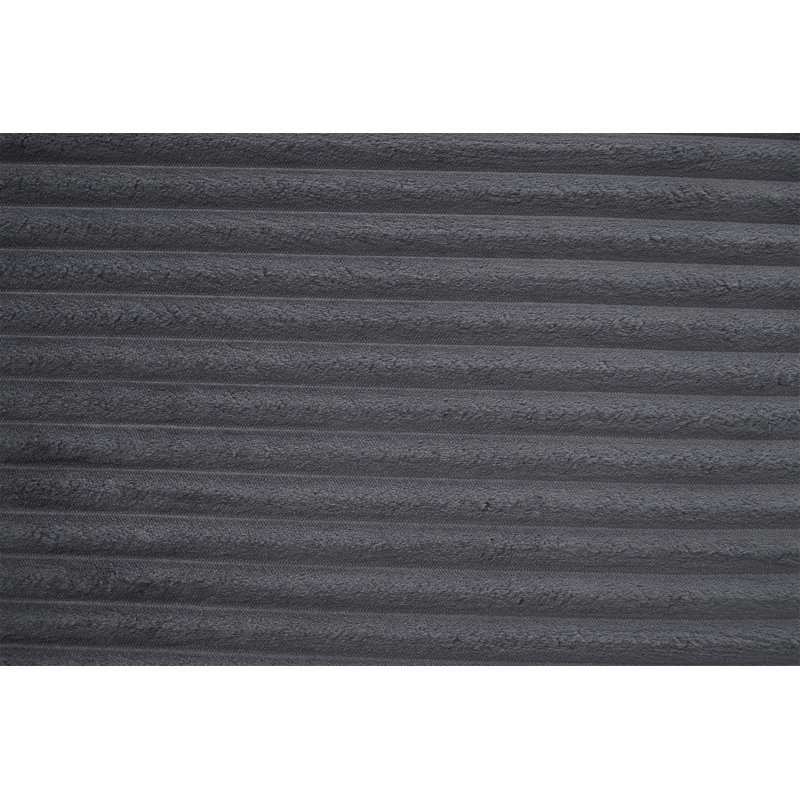 Canapé modulaire de 105 po avec canapé en forme de L et canapé-lit modulaire sans dossier de 105 po, Grey Foam
