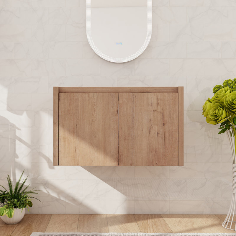 Base de meuble-lavabo mural 30 po avec 2 portes