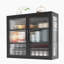 Armoire murale style rétro avec tablettes détachables