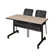 Nicklos Flip-Top Training Nesting Table with Modesty Panel